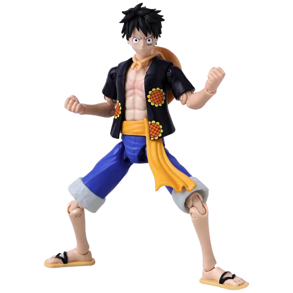 One Piece Anime Heroes 6" Monkey D. Luffy Dressrosa Action Figure