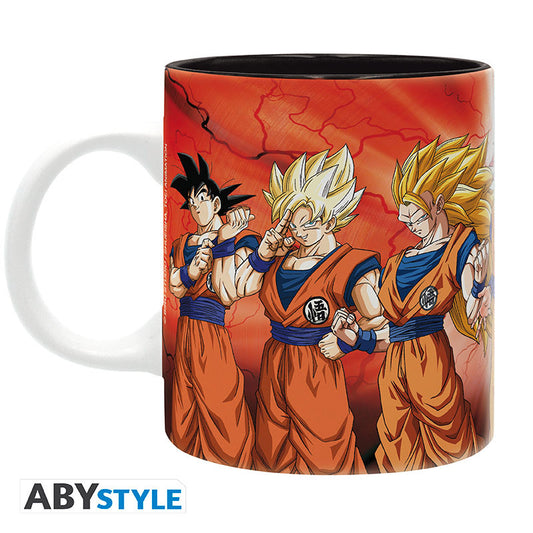 DRAGON BALL SUPER - Mug - 320 ml - Goku Transformations