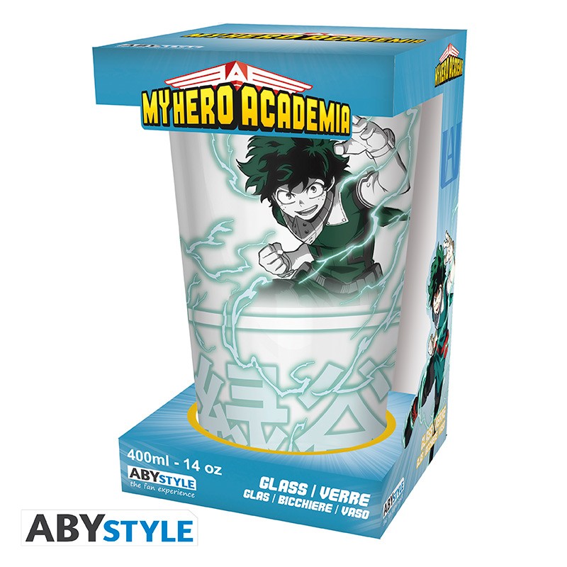 My Hero Academia Izuku & Bakugo 400ml Glass