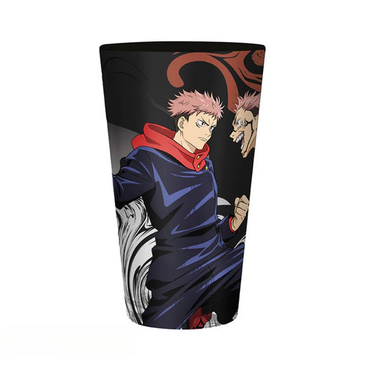 ABYstyle Jujutsu Kaisen Itadori vs Sukuna 400ml Glass
