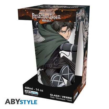 Attack on Titan - Large Glass Levi s4