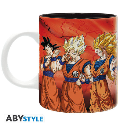 DRAGON BALL SUPER - Mug - 320 ml - Goku Transformations
