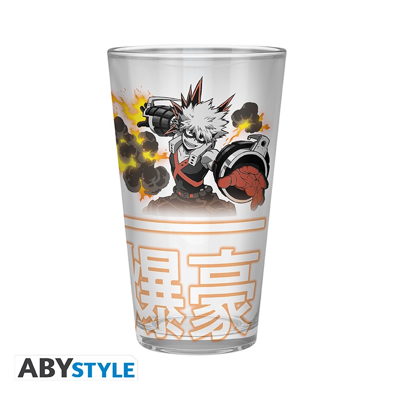 My Hero Academia Izuku & Bakugo 400ml Glass