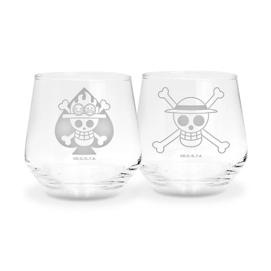 ABYstyle One Piece Luffy & Ace 2 Glass Set