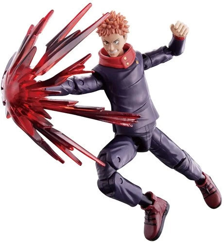 Jujutsu Kaisen Anime Heroes 6" Action Figure Yuji Itadori Black Flash