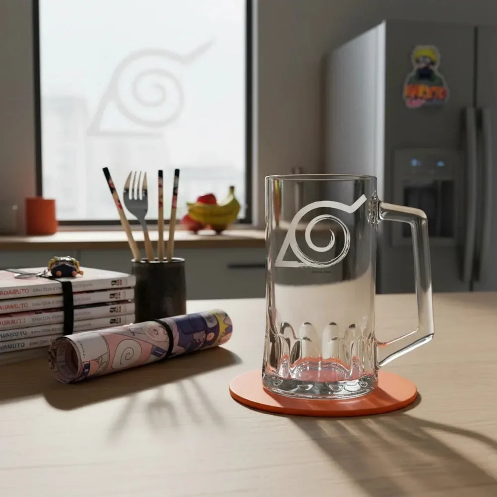 ABYstyle Naruto Konoha 500ml Glass Tankard