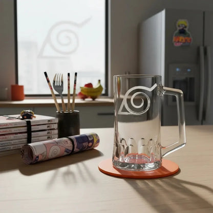 ABYstyle Naruto Konoha 500ml Glass Tankard