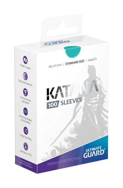 Ultimate Guard Katana Card Sleeves Standard Size (100) -  Turquoise