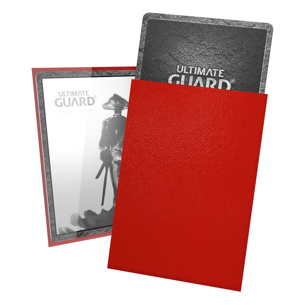 Ultimate Guard Katana Sleeves Standard Size (100) - Red